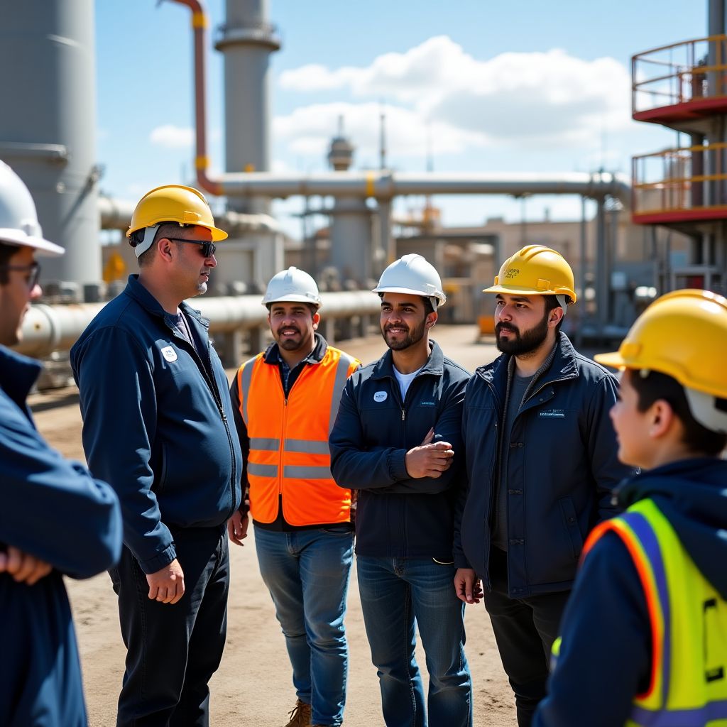 Visita técnica a instalaciones petroleras